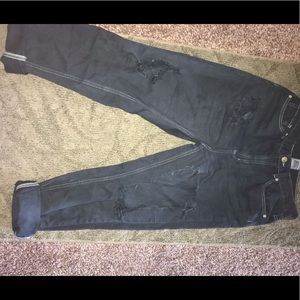 Black oversized mom jeans size 28 from urban